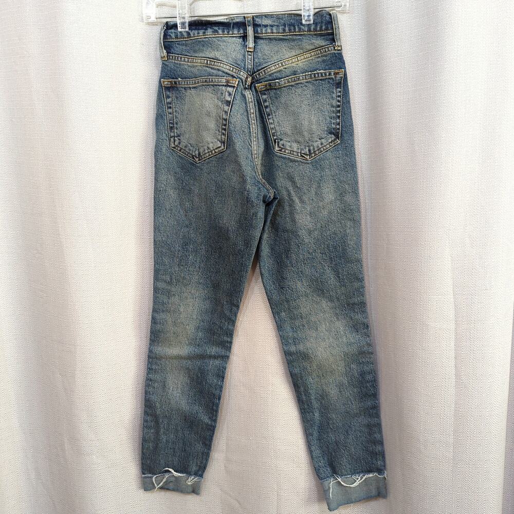 We The Free People Jeans Womens 26 Stella Skinny High Rise Dirty Wash Distressed - Picture 12 of 12